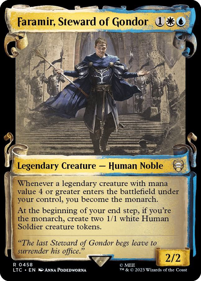 Faramir, Steward of Gondor (Showcase Scrolls) [Commander: The Lord of the Rings: Tales of Middle-earth] 458