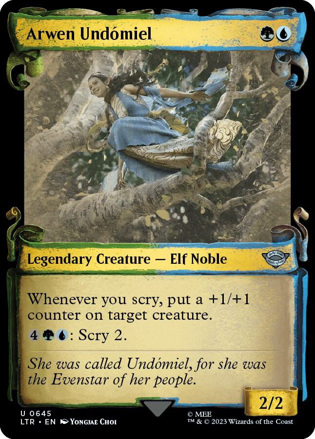 Arwen Undomiel (Showcase Scrolls) [Universes Beyond: The Lord of the Rings: Tales of Middle-earth] 645