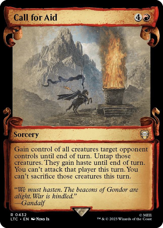 Call for Aid (Showcase Scrolls) [Commander: The Lord of the Rings: Tales of Middle-earth] 432
