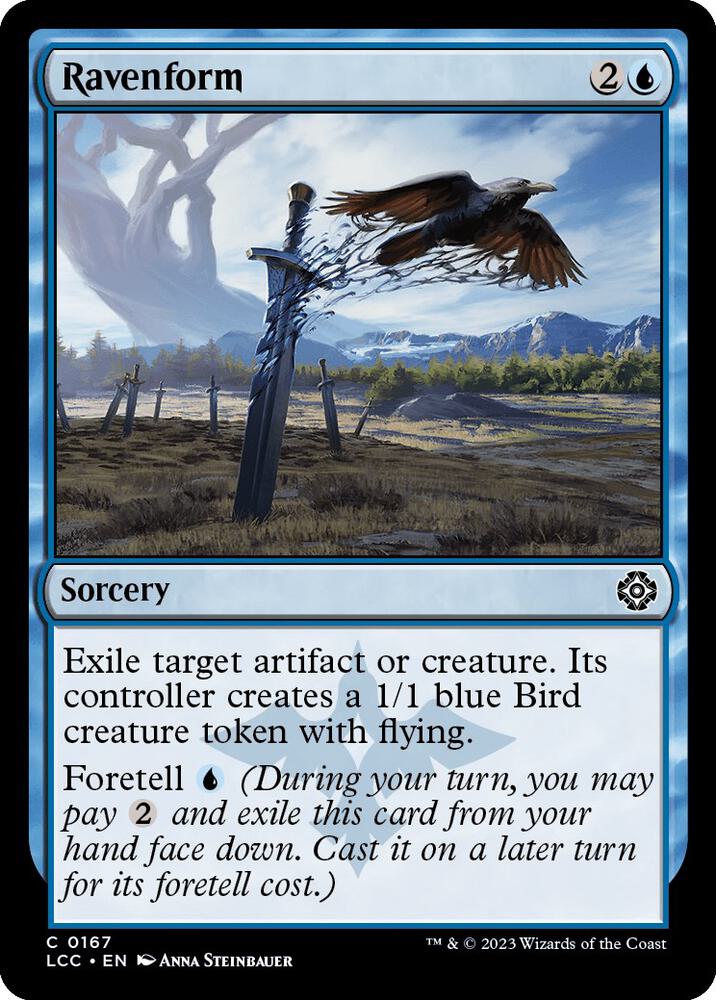 Ravenform [Commander: The Lost Caverns of Ixalan] 167