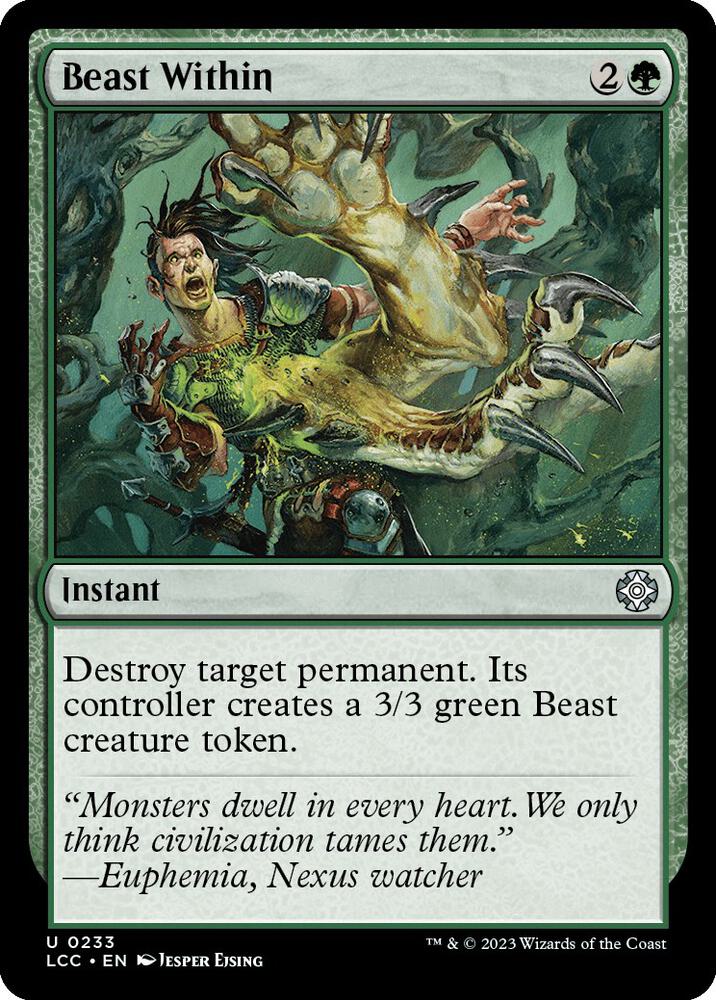 Beast Within [Commander: The Lost Caverns of Ixalan] 233