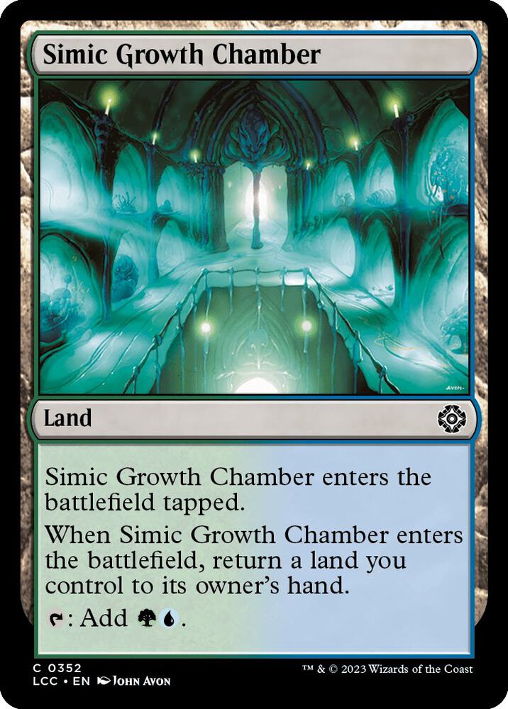 Simic Growth Chamber [Commander: The Lost Caverns of Ixalan] 352