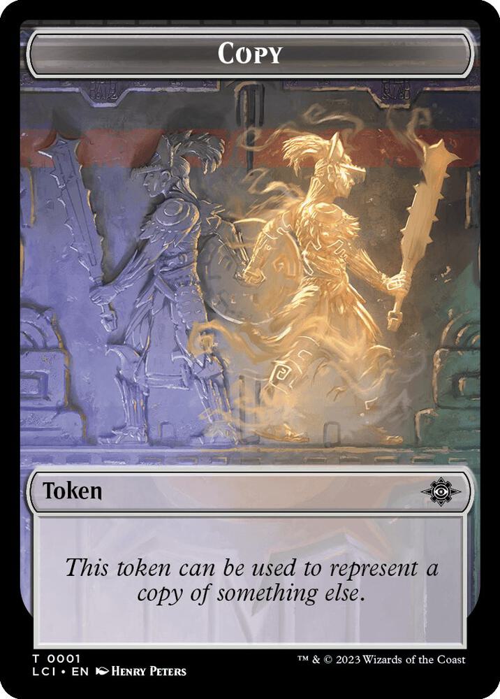 Copy // Skeleton Pirate Double-Sided Token [The Lost Caverns of Ixalan] 1 // 8