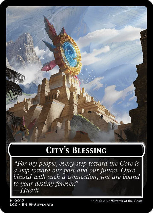 City's Blessing // Pirate Double-Sided Token [Commander: The Lost Caverns of Ixalan] 17 // 5