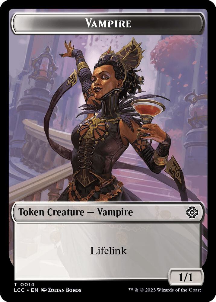 Vampire (0014) // Vampire Demon Double-Sided Token [Commander: The Lost Caverns of Ixalan] 14 // 15