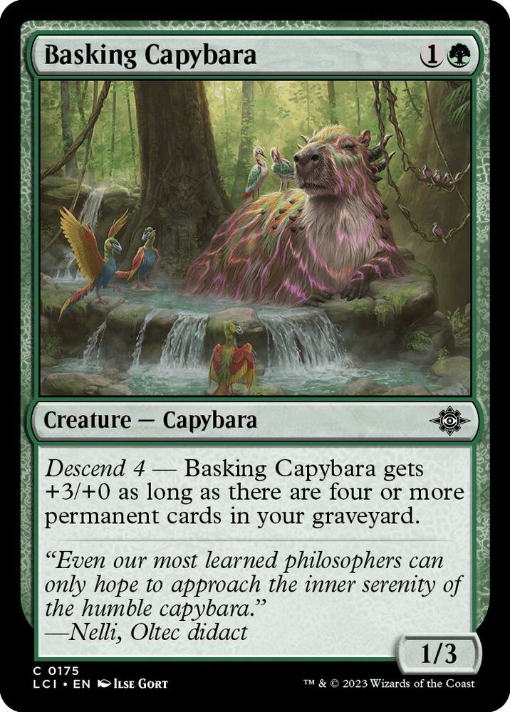 Basking Capybara [The Lost Caverns of Ixalan] 175