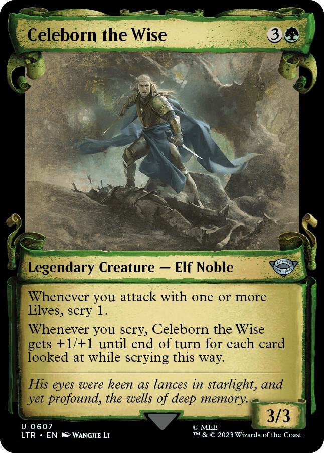 Celeborn the Wise (Showcase Scrolls) [Universes Beyond: The Lord of the Rings: Tales of Middle-earth] 607