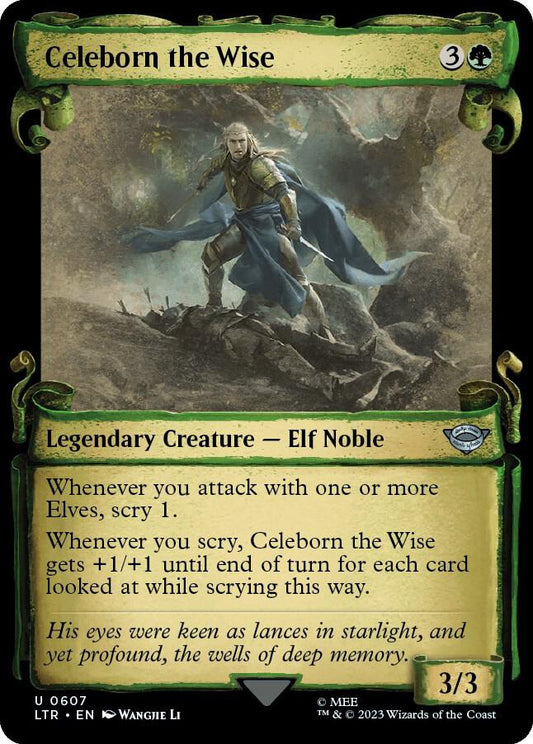 Celeborn the Wise (Showcase Scrolls) [Universes Beyond: The Lord of the Rings: Tales of Middle-earth] 607