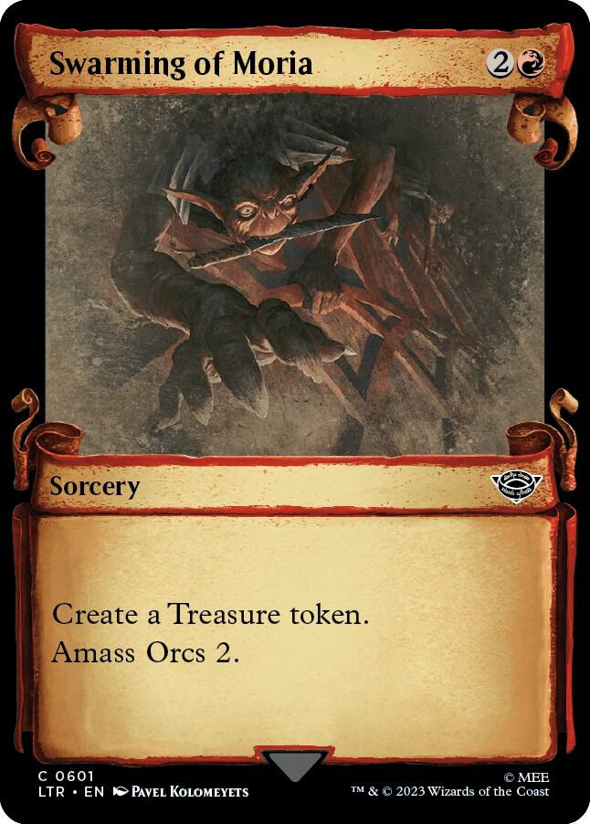 Swarming of Moria (Showcase Scrolls) [Universes Beyond: The Lord of the Rings: Tales of Middle-earth] 601