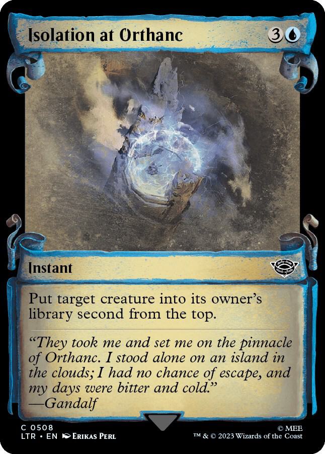 Isolation at Orthanc (Showcase Scrolls) [Universes Beyond: The Lord of the Rings: Tales of Middle-earth] 508