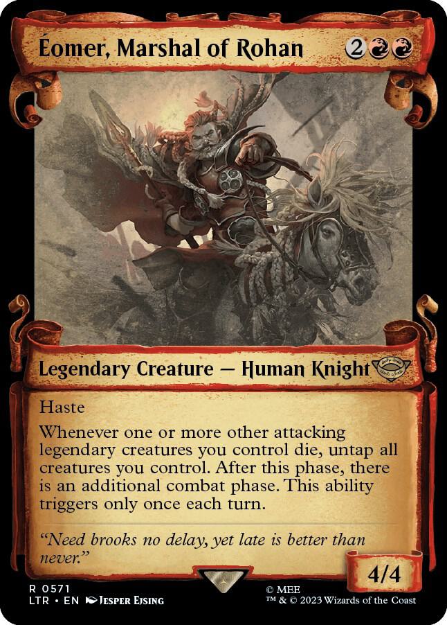 Eomer, Marshal of Rohan (Showcase Scrolls) [Universes Beyond: The Lord of the Rings: Tales of Middle-earth] 571