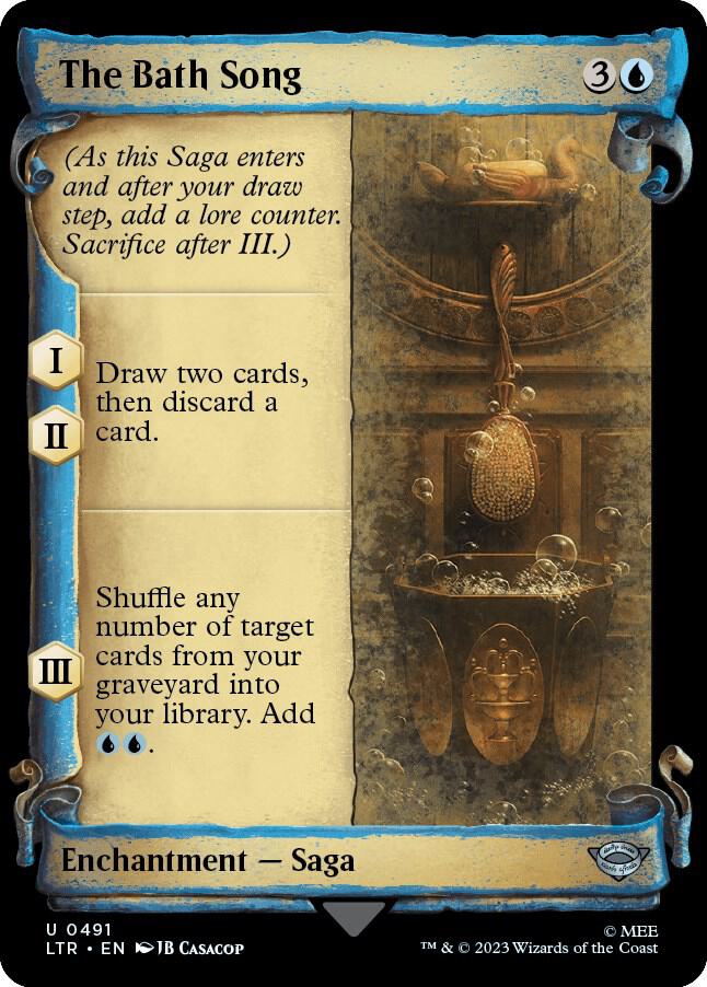 The Bath Song (Showcase Scrolls) [Universes Beyond: The Lord of the Rings: Tales of Middle-earth] 491