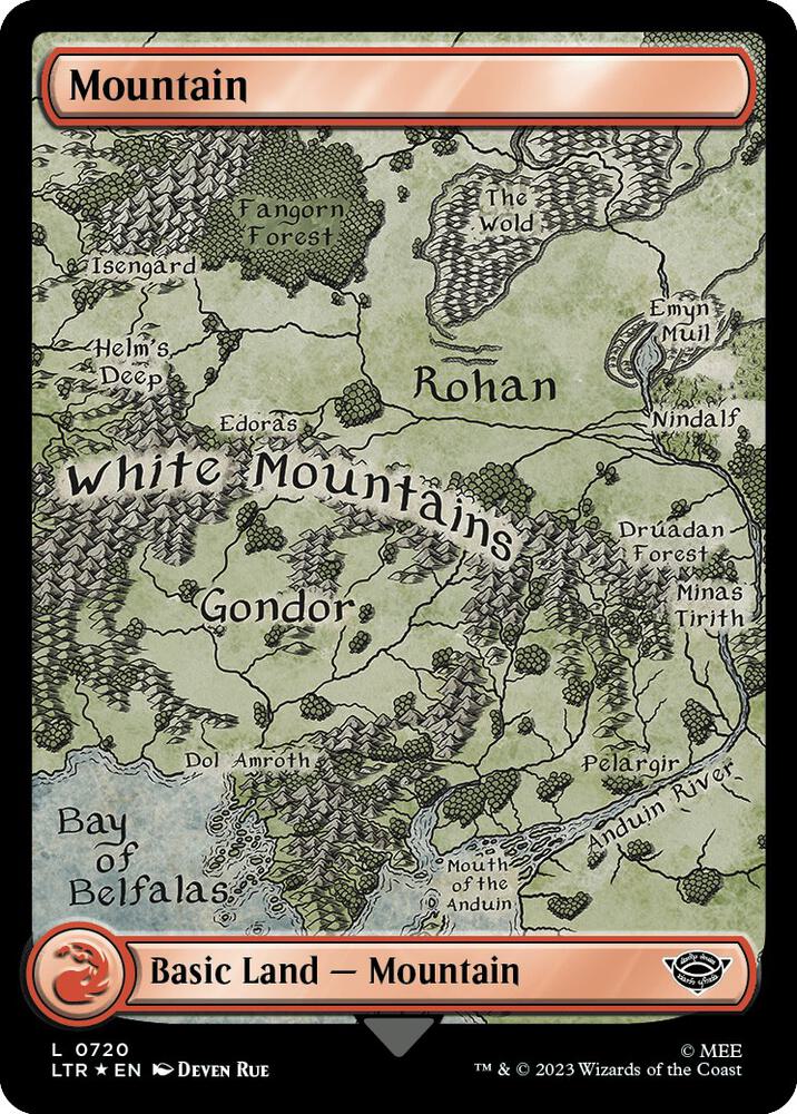 Mountain (0720) (Surge Foil) [Universes Beyond: The Lord of the Rings: Tales of Middle-earth] 720