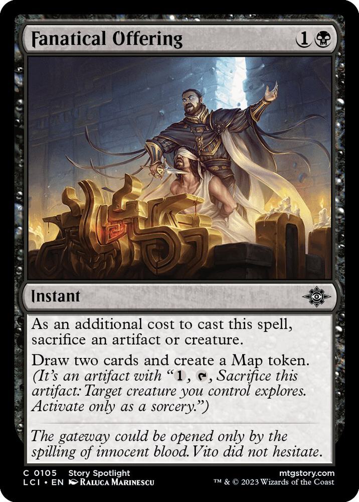 Fanatical Offering [The Lost Caverns of Ixalan] 105