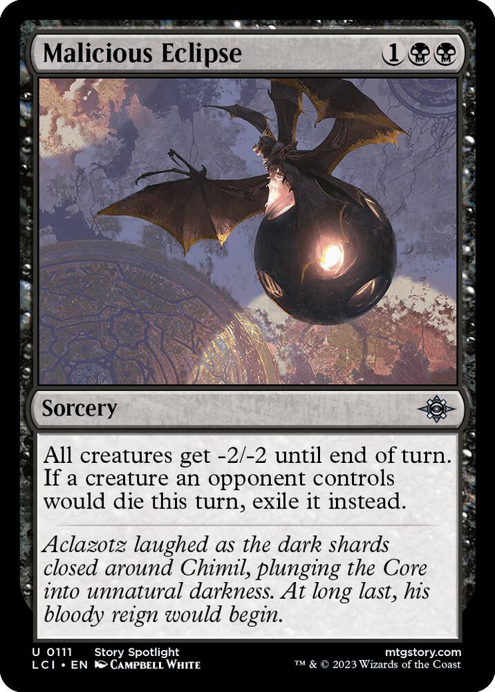 Malicious Eclipse [The Lost Caverns of Ixalan] 111