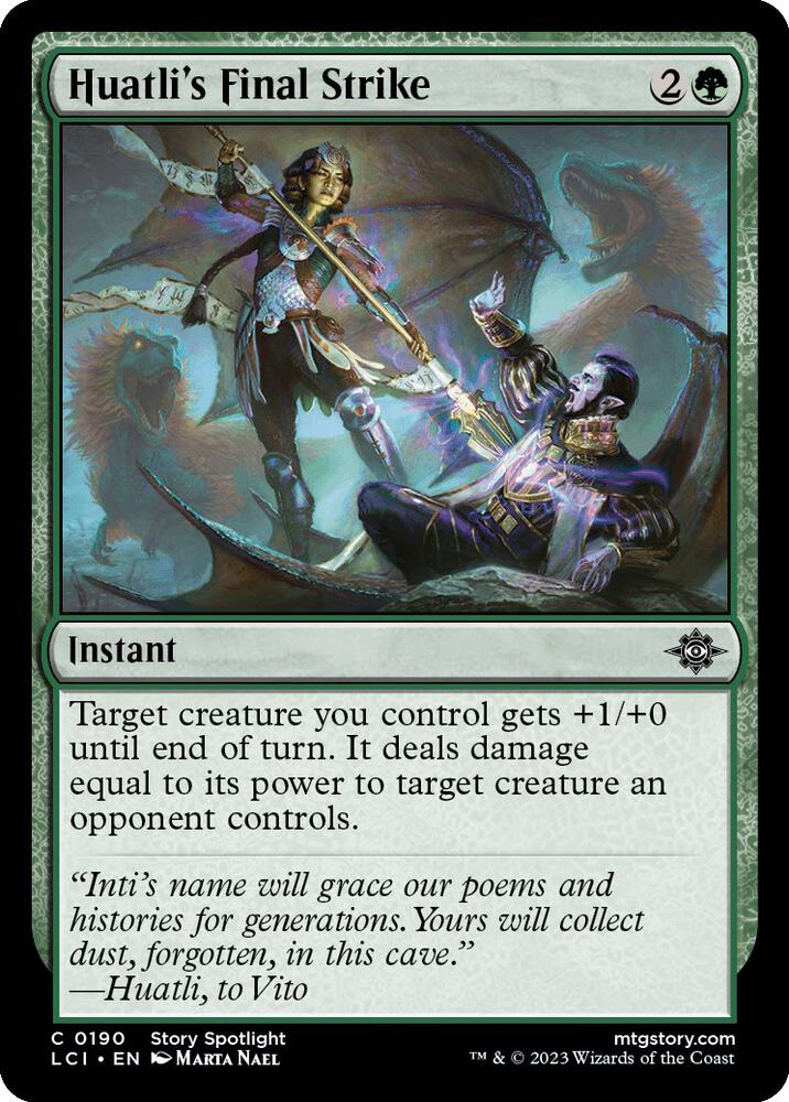 Huatli's Final Strike [The Lost Caverns of Ixalan] 190