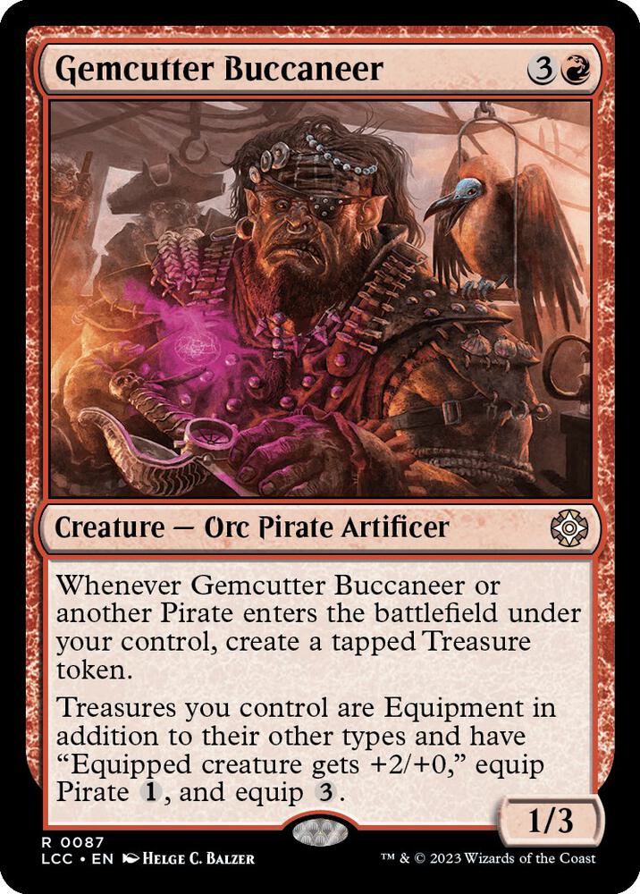 Gemcutter Buccaneer [Commander: The Lost Caverns of Ixalan] 87