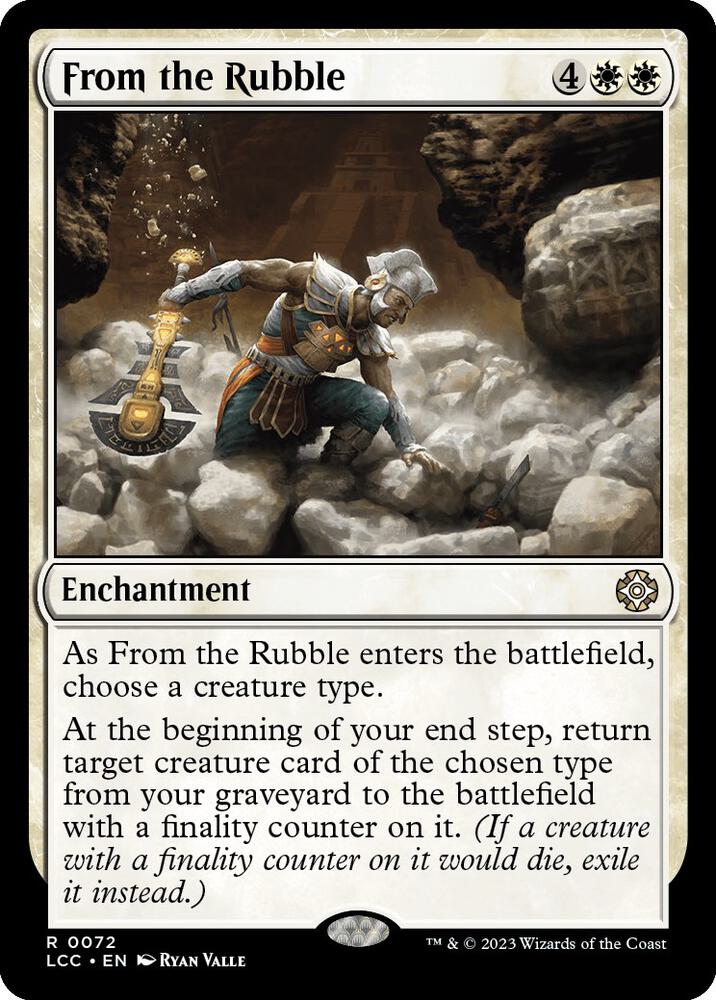 From the Rubble [Commander: The Lost Caverns of Ixalan] 72