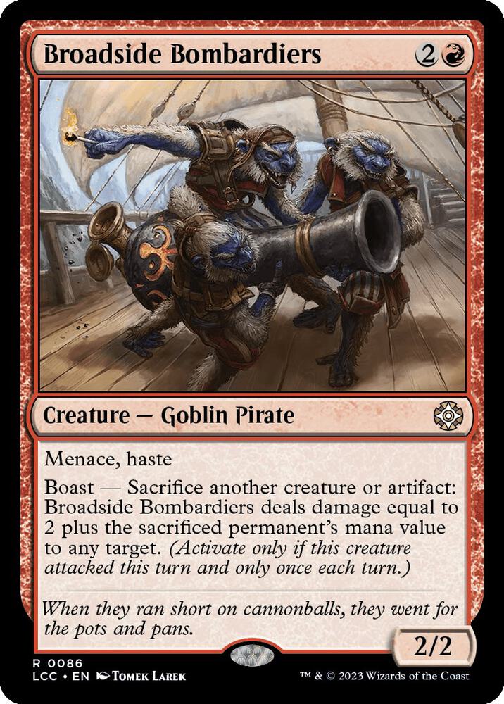 Broadside Bombardiers [Commander: The Lost Caverns of Ixalan] 86