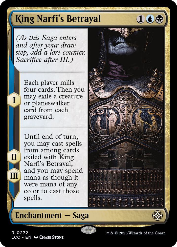 King Narfi's Betrayal [Commander: The Lost Caverns of Ixalan] 272