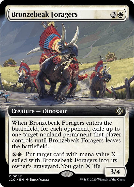 Bronzebeak Foragers (Extended Art) [Commander: The Lost Caverns of Ixalan] 37
