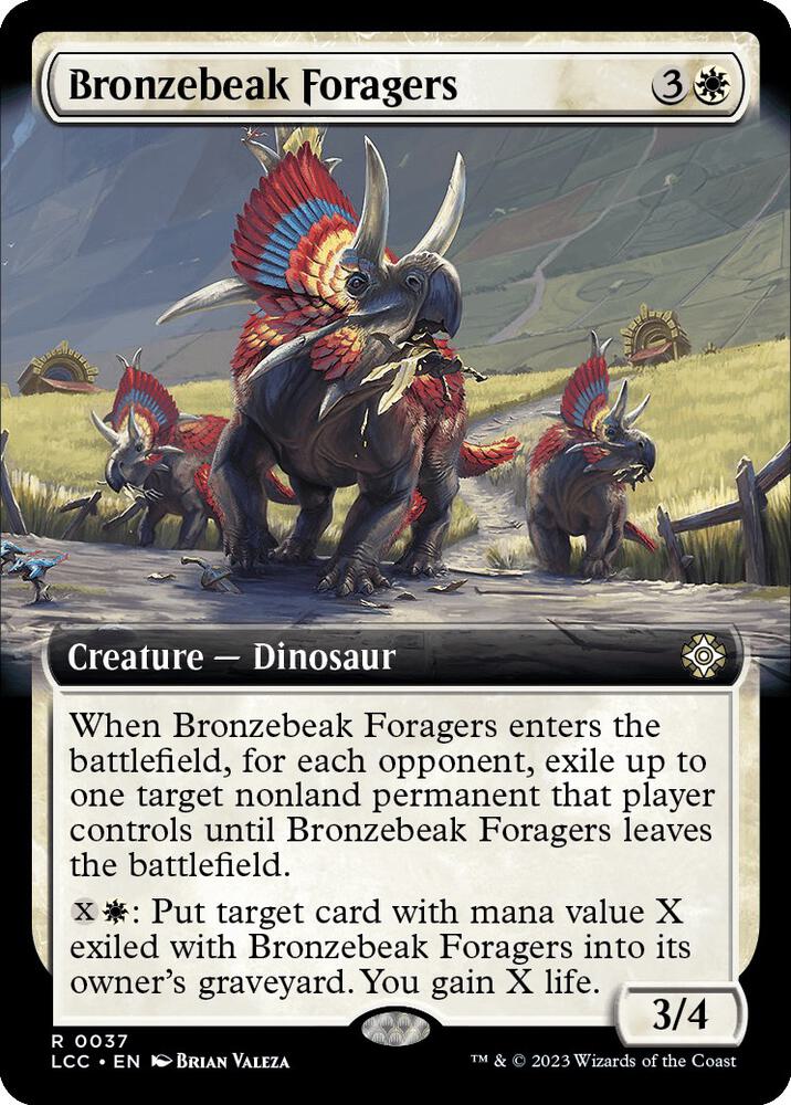 Bronzebeak Foragers (Extended Art) [Commander: The Lost Caverns of Ixalan] 37
