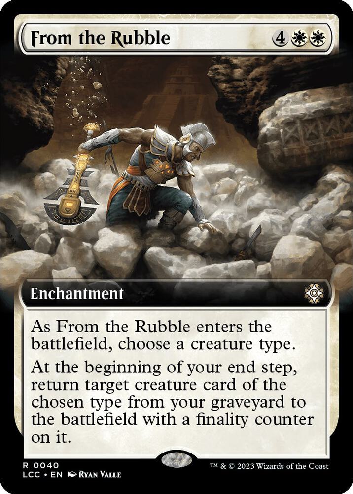 From the Rubble (Extended Art) [Commander: The Lost Caverns of Ixalan] 40