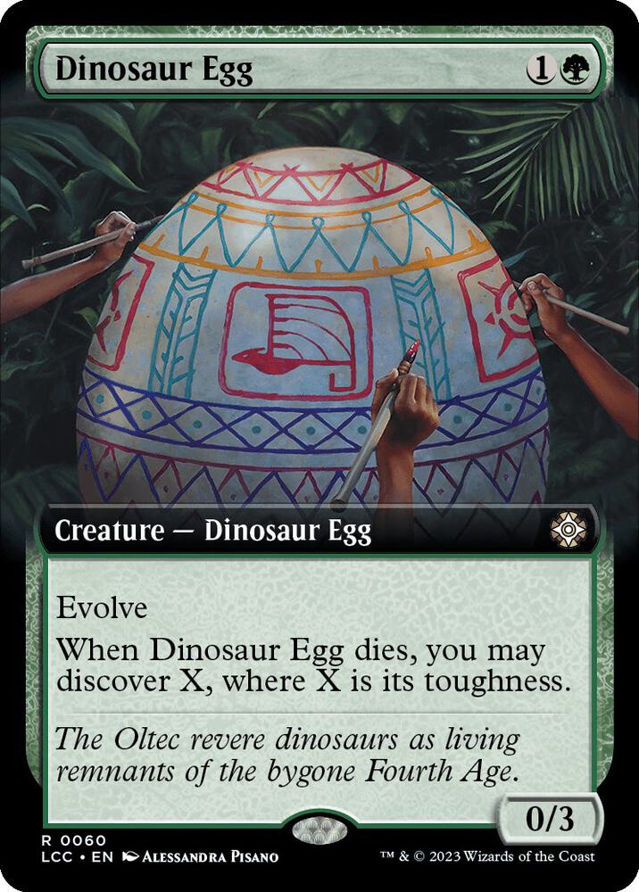 Dinosaur Egg (Extended Art) [Commander: The Lost Caverns of Ixalan] 60