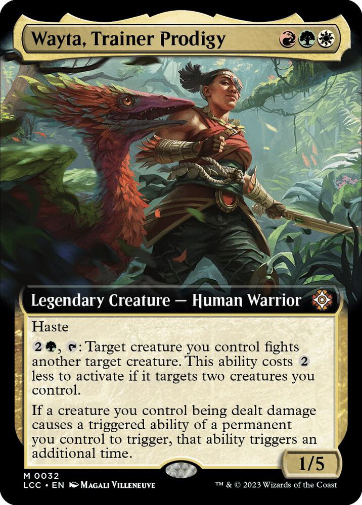 Wayta, Trainer Prodigy (Extended Art) [Commander: The Lost Caverns of Ixalan] 32