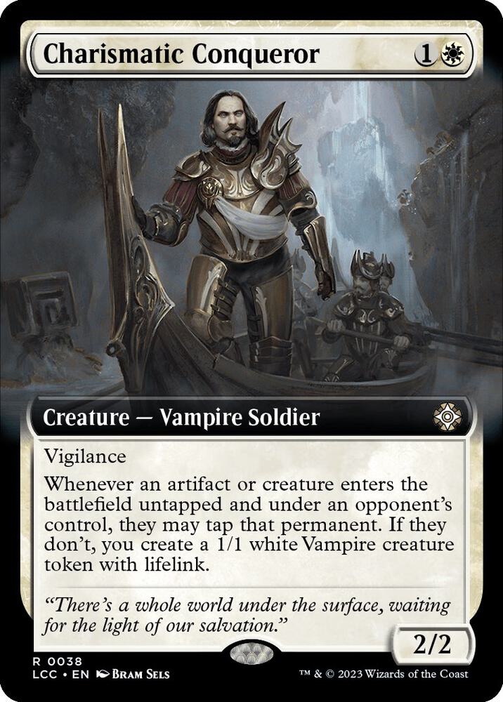 Charismatic Conqueror (Extended Art) [Commander: The Lost Caverns of Ixalan] 38