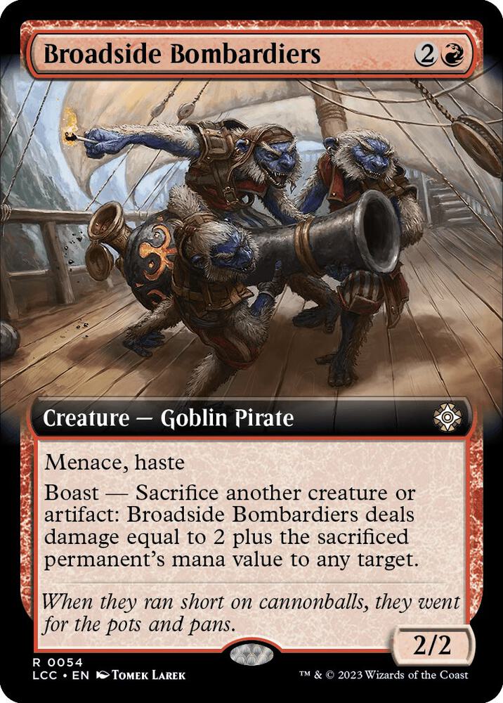 Broadside Bombardiers (Extended Art) [Commander: The Lost Caverns of Ixalan] 54