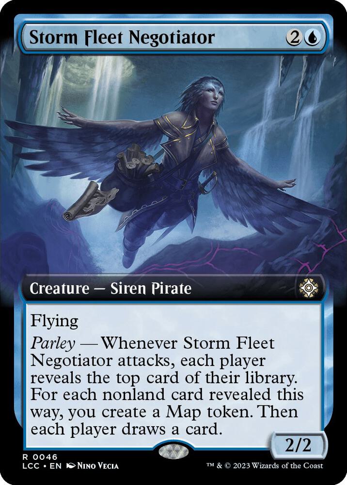 Storm Fleet Negotiator (Extended Art) [Commander: The Lost Caverns of Ixalan] 46