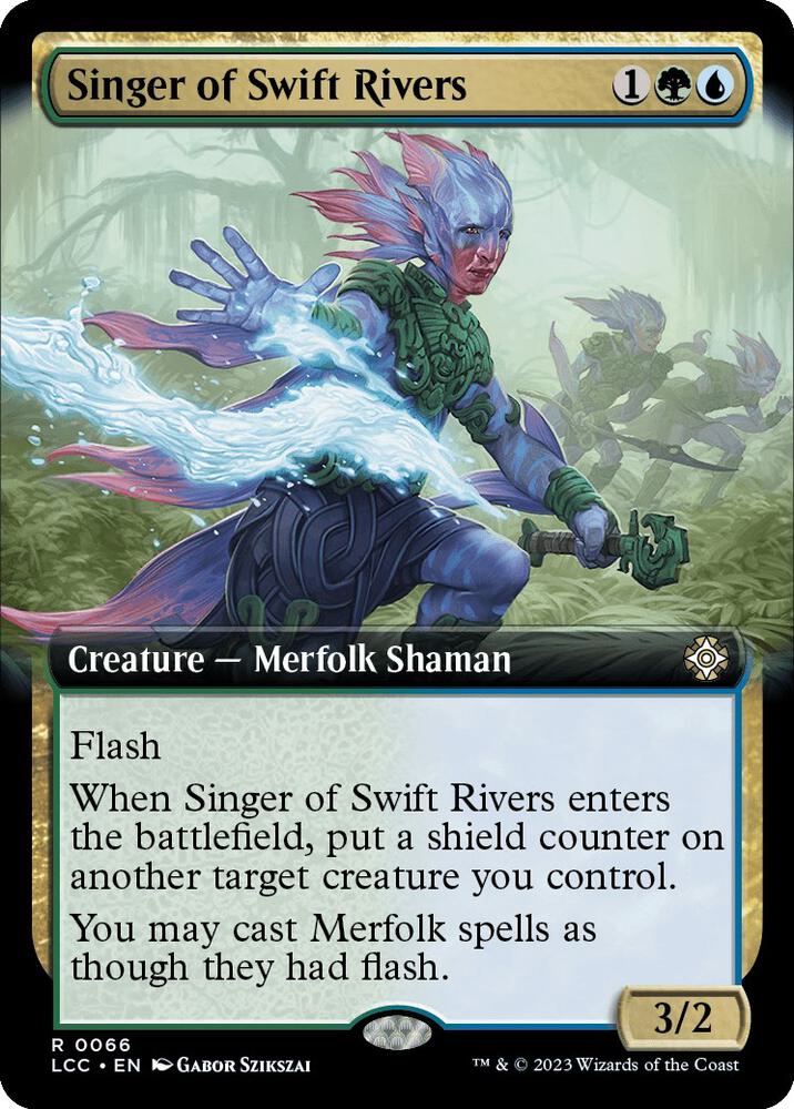 Singer of Swift Rivers (Extended Art) [Commander: The Lost Caverns of Ixalan] 66