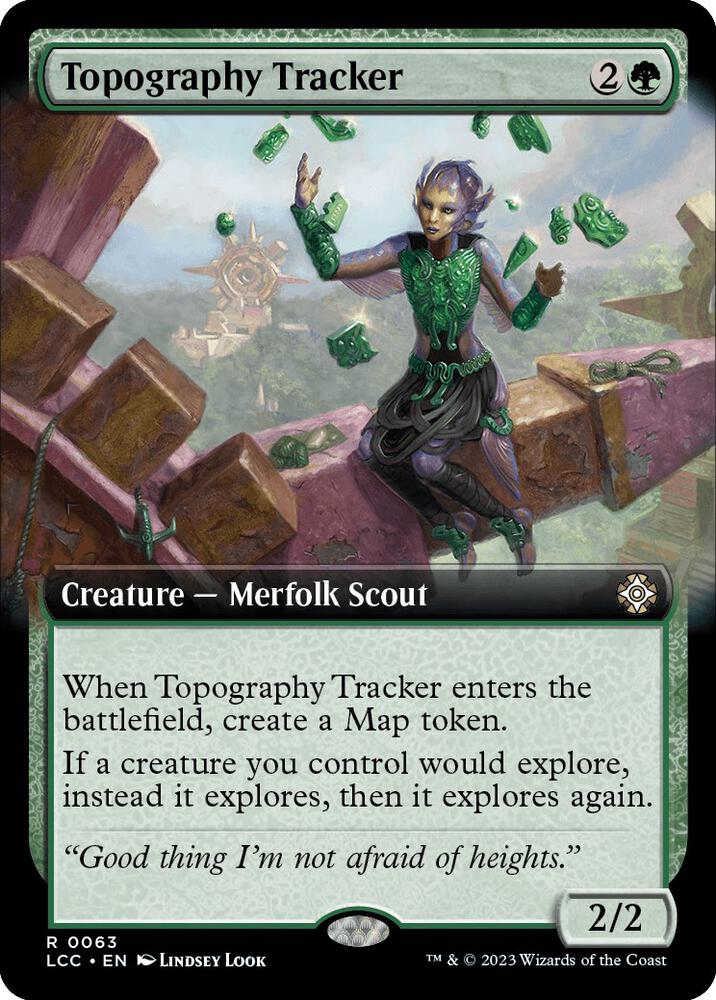 Topography Tracker (Extended Art) [Commander: The Lost Caverns of Ixalan] 63