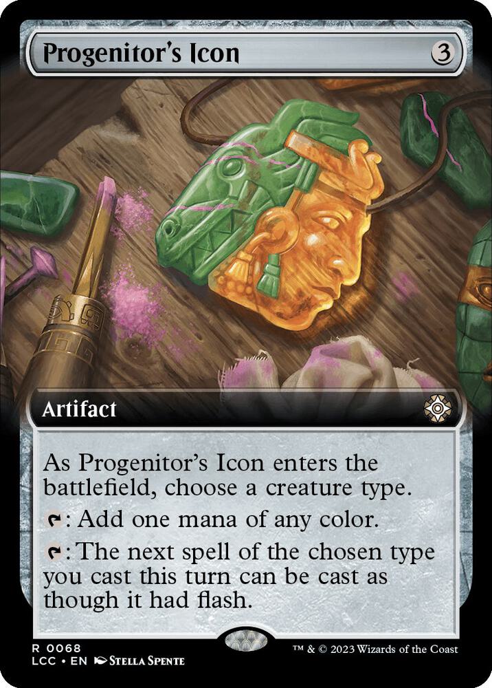 Progenitor's Icon (Extended Art) [Commander: The Lost Caverns of Ixalan] 68