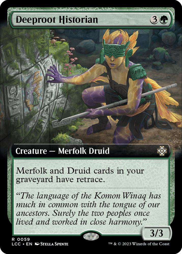 Deeproot Historian (Extended Art) [Commander: The Lost Caverns of Ixalan] 59
