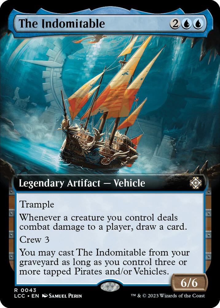 The Indomitable (Extended Art) [Commander: The Lost Caverns of Ixalan] 43