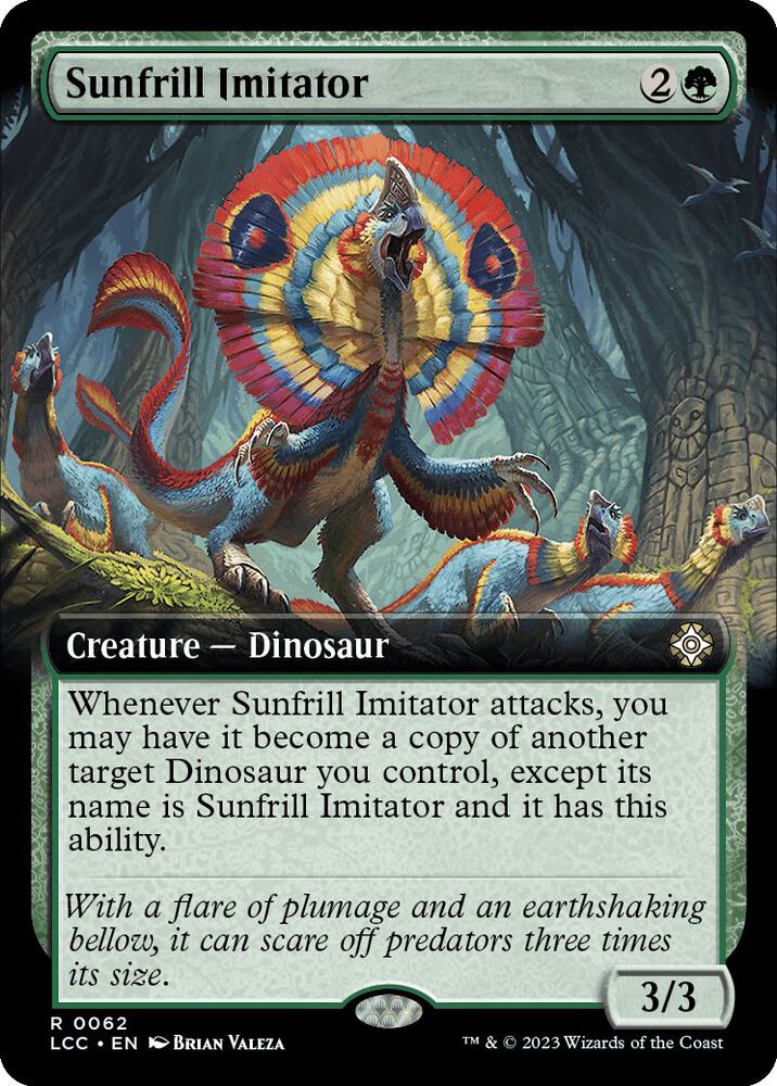 Sunfrill Imitator (Extended Art) [Commander: The Lost Caverns of Ixalan] 62