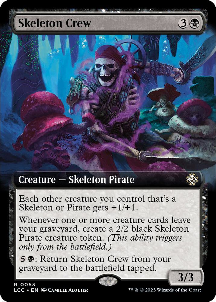 Skeleton Crew (Extended Art) [Commander: The Lost Caverns of Ixalan] 53