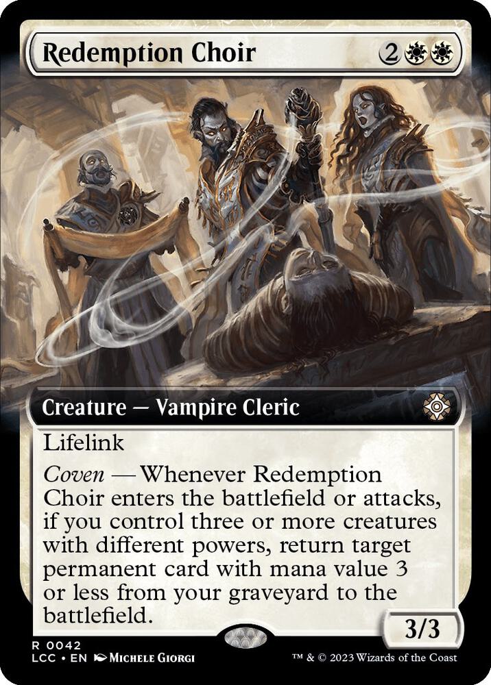 Redemption Choir (Extended Art) [Commander: The Lost Caverns of Ixalan] 42