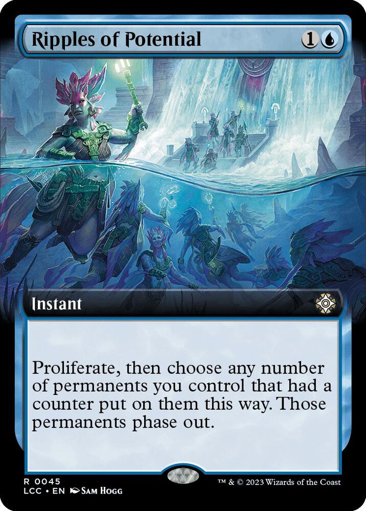 Ripples of Potential (Extended Art) [Commander: The Lost Caverns of Ixalan] 45