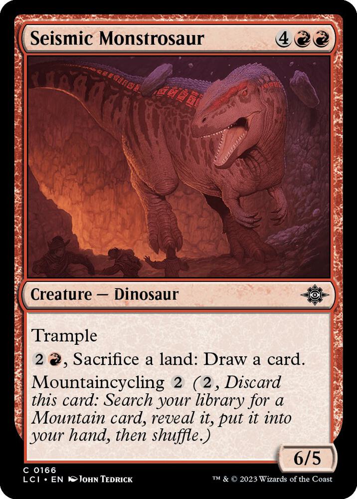 Seismic Monstrosaur [The Lost Caverns of Ixalan] 166
