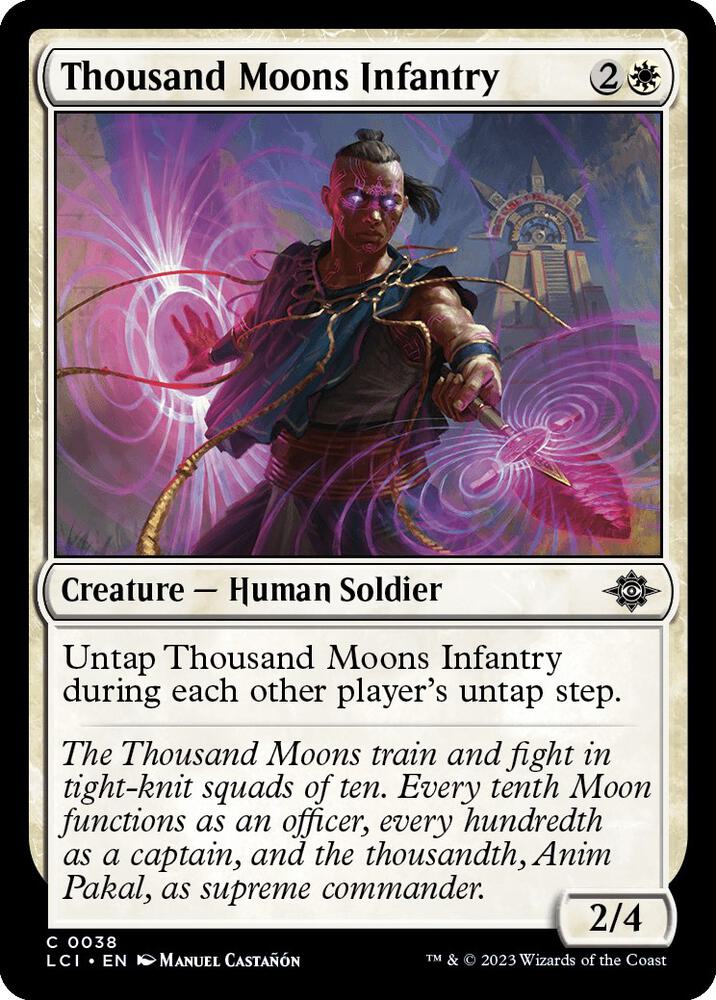 Thousand Moons Infantry [The Lost Caverns of Ixalan] 38