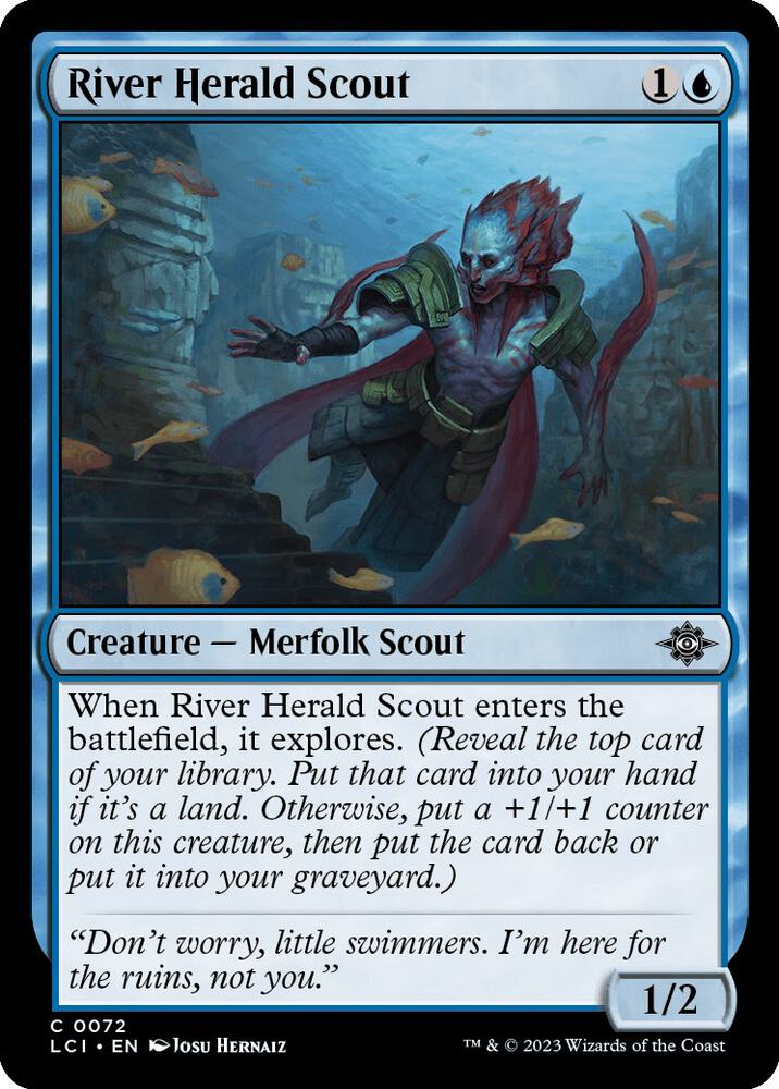 River Herald Scout [The Lost Caverns of Ixalan] 72