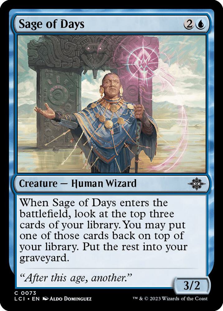 Sage of Days [The Lost Caverns of Ixalan] 73