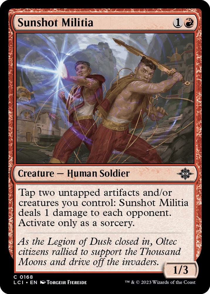 Sunshot Militia [The Lost Caverns of Ixalan] 168
