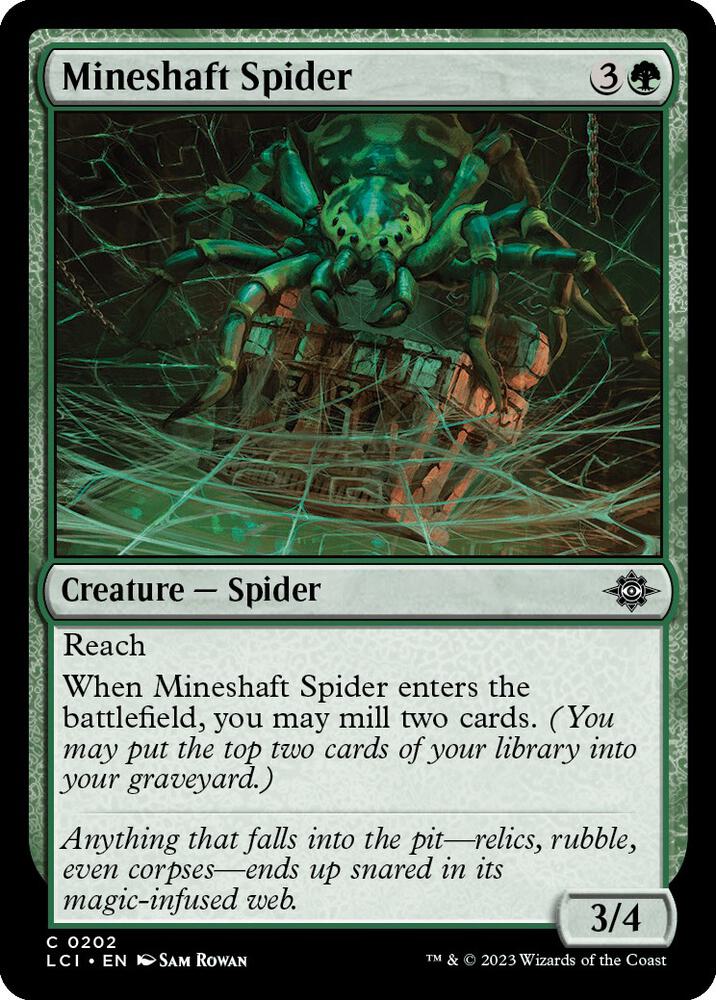 Mineshaft Spider [The Lost Caverns of Ixalan] 202