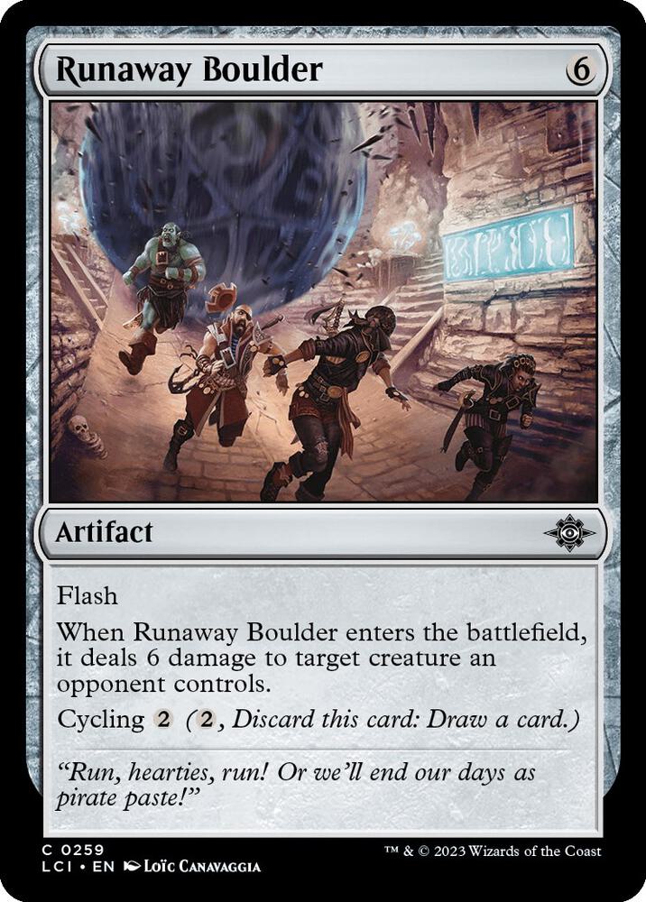 Runaway Boulder [The Lost Caverns of Ixalan] 259
