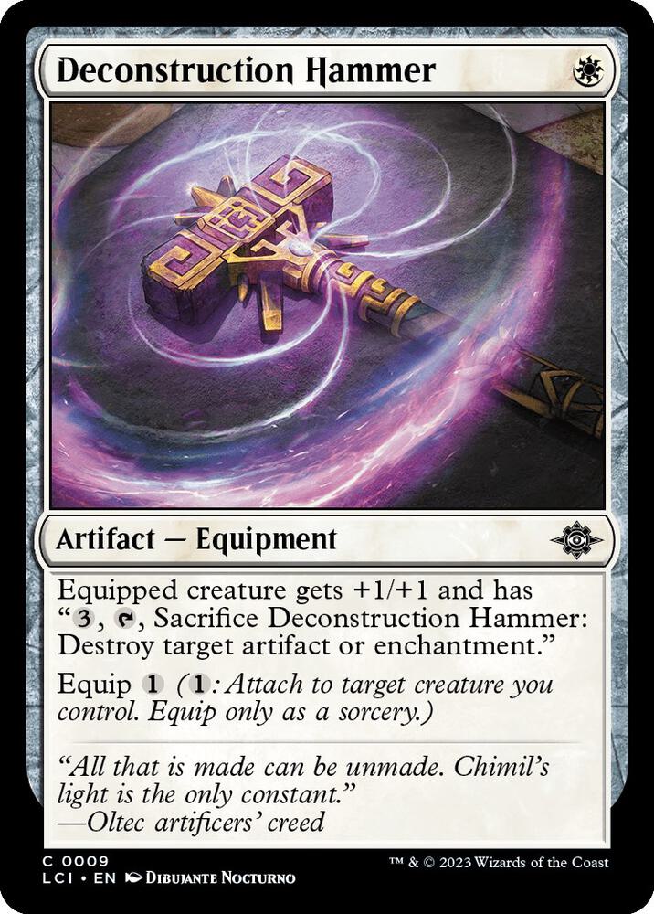 Deconstruction Hammer [The Lost Caverns of Ixalan] 9