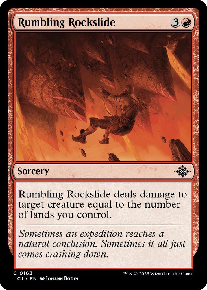 Rumbling Rockslide [The Lost Caverns of Ixalan] 163